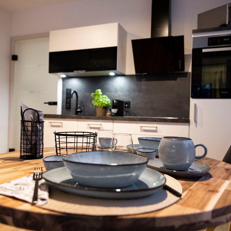 mit hochwertigen Geräten