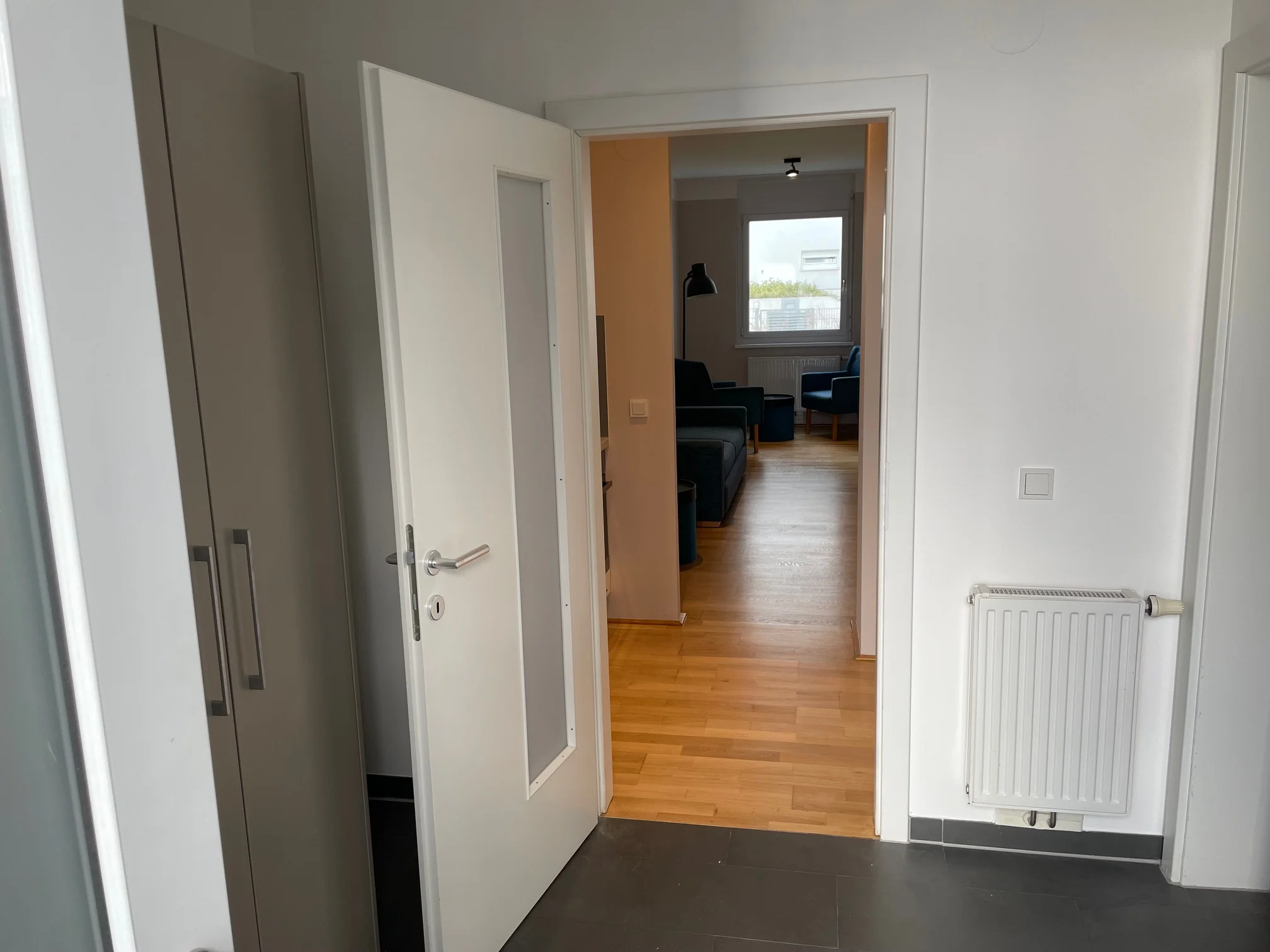 Eingang vom Vorraum in die Küche