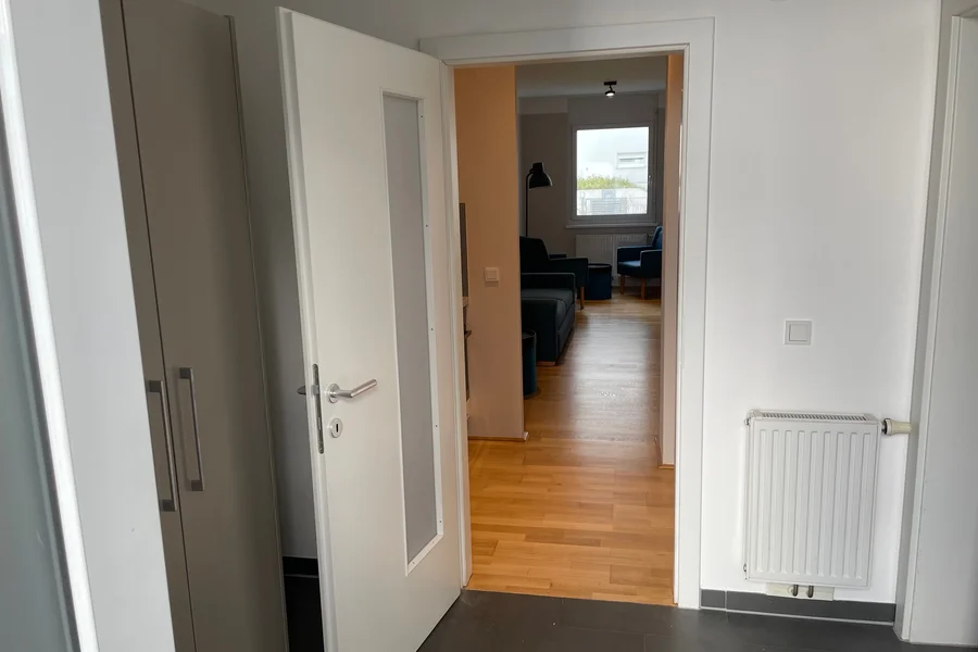 Eingang vom Vorraum in die Küche