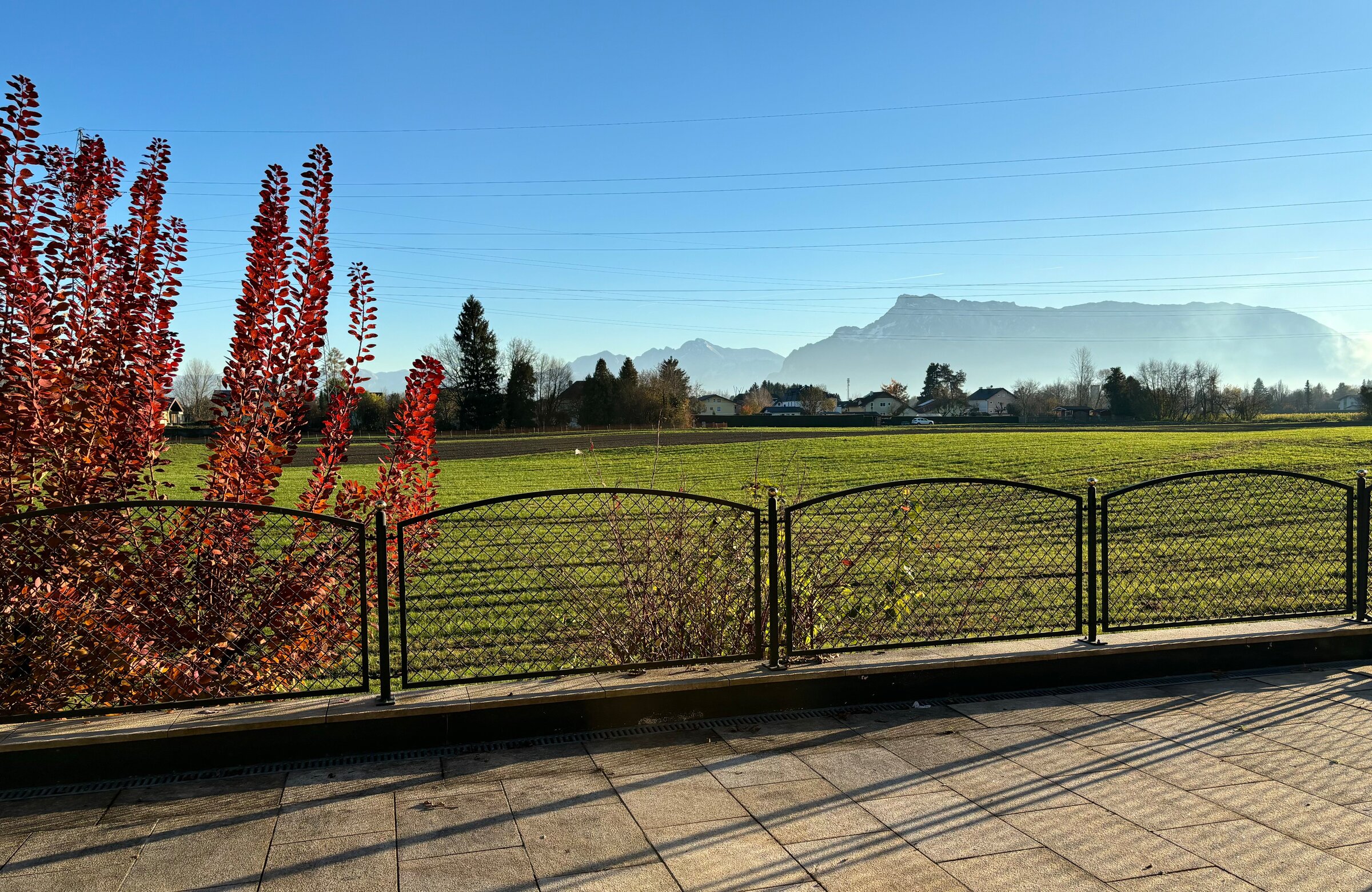 Magnificent view from the terrace/living room