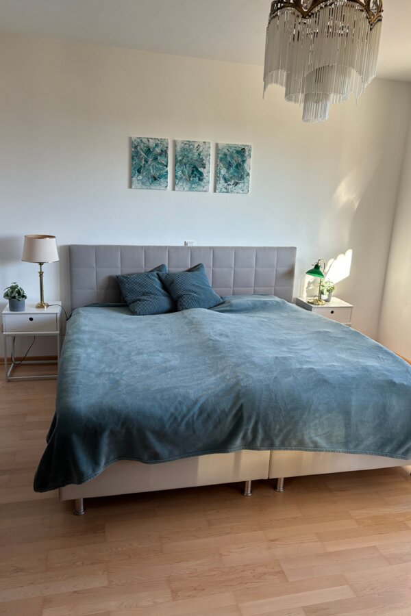 Comfortable box spring bed