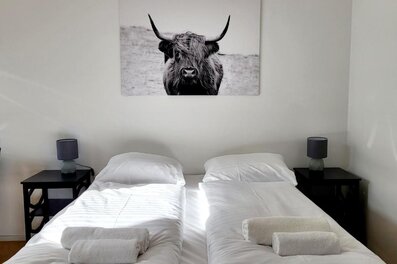 Neat bedroom in a 1-room apartment – short-term rental & temporary housing for 1 to 6 months in Vienna