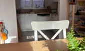 Küche vom Wohnzimmer aus