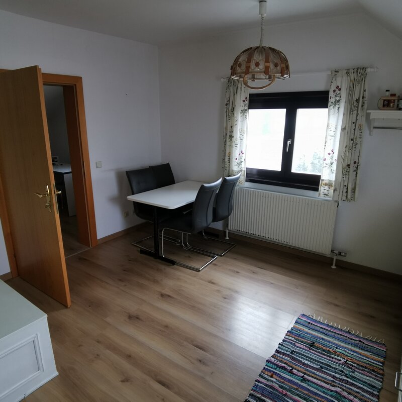 Kitchen with eating area