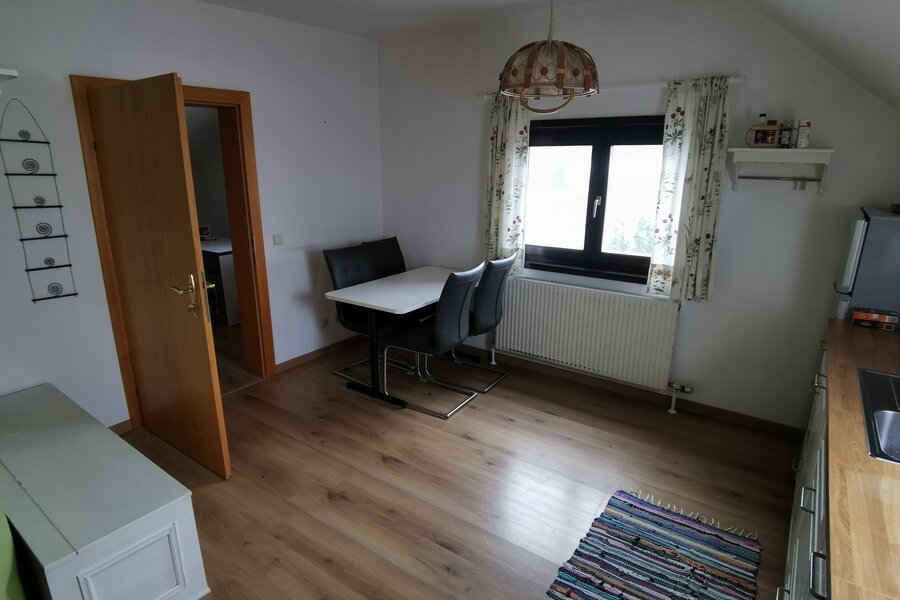 Kitchen with eating area