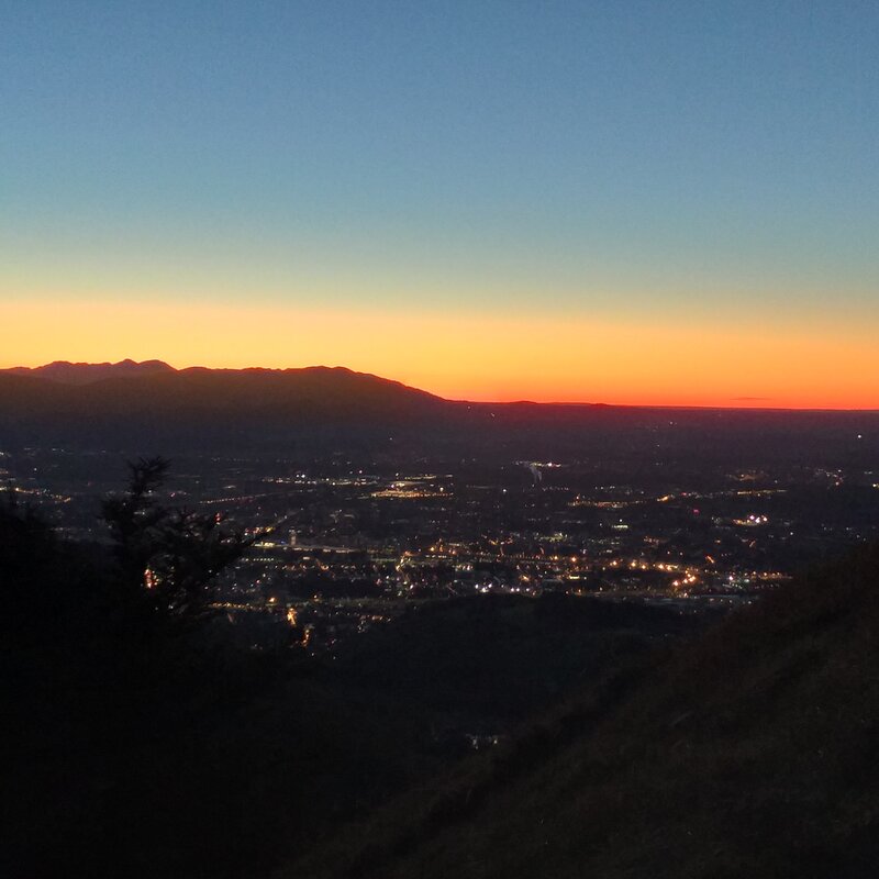 Sonnenuntergang vom Nockstein