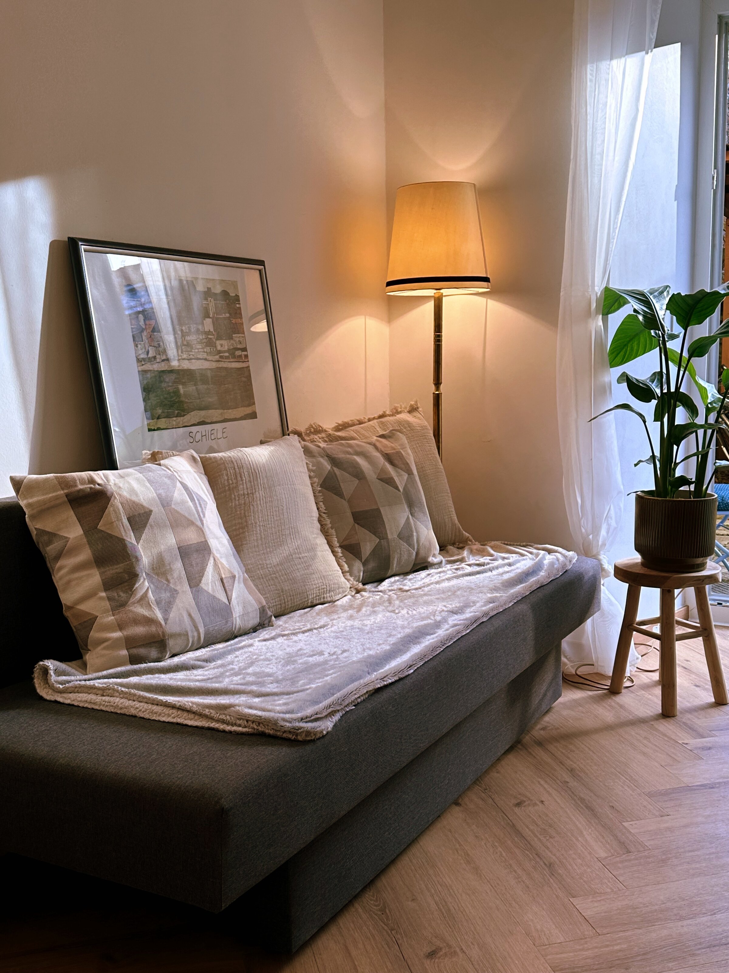 Wohnbereich mit Gartenzugang