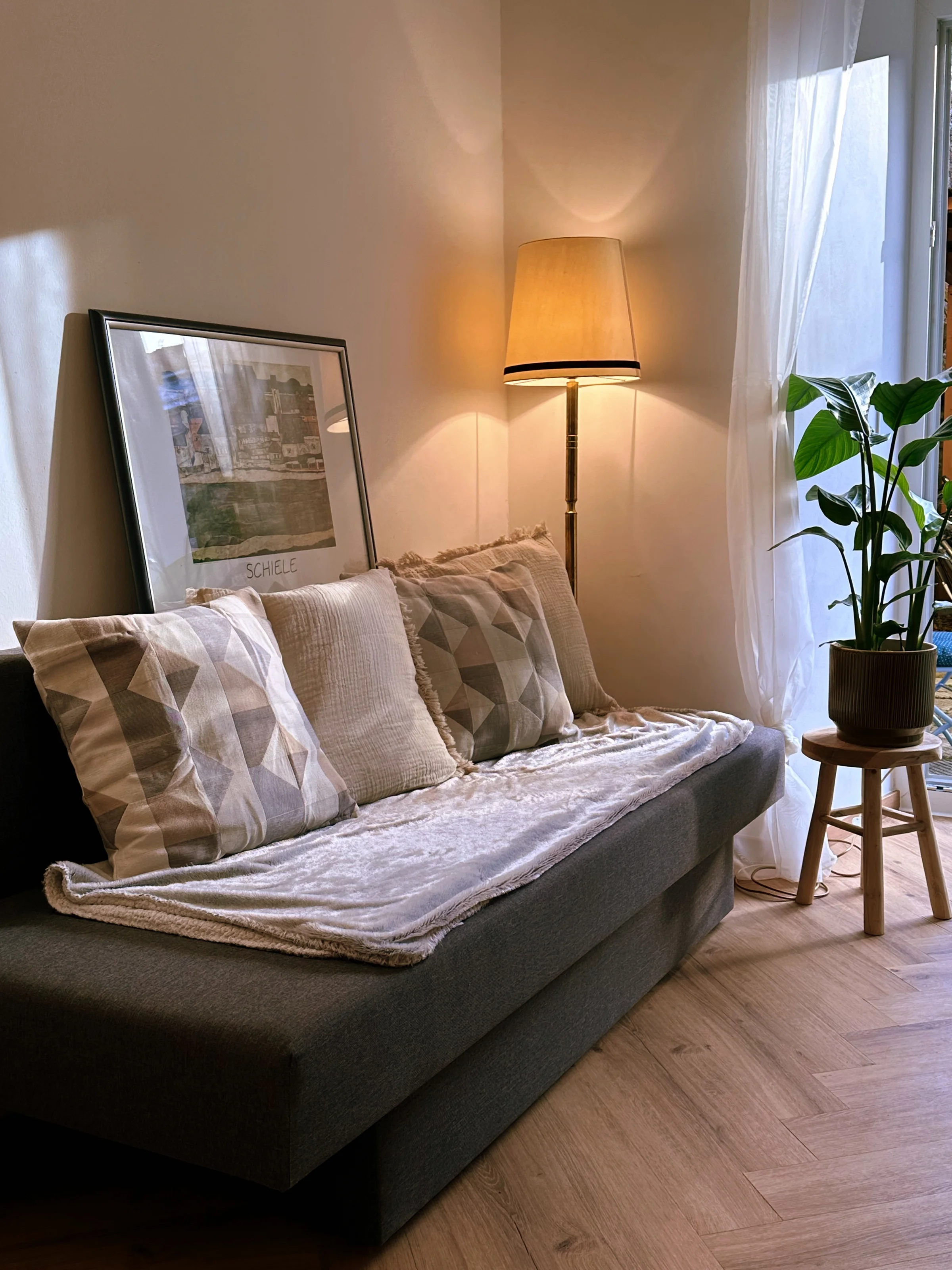 Wohnbereich mit Gartenzugang