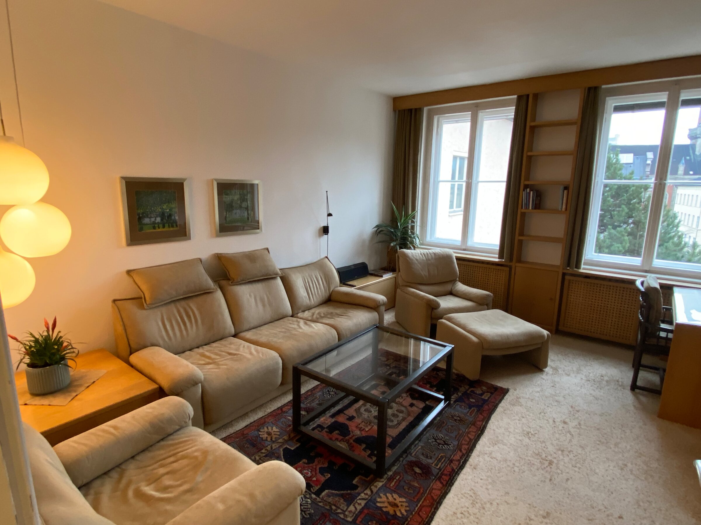 Wohnzimmer mit Soundanlage