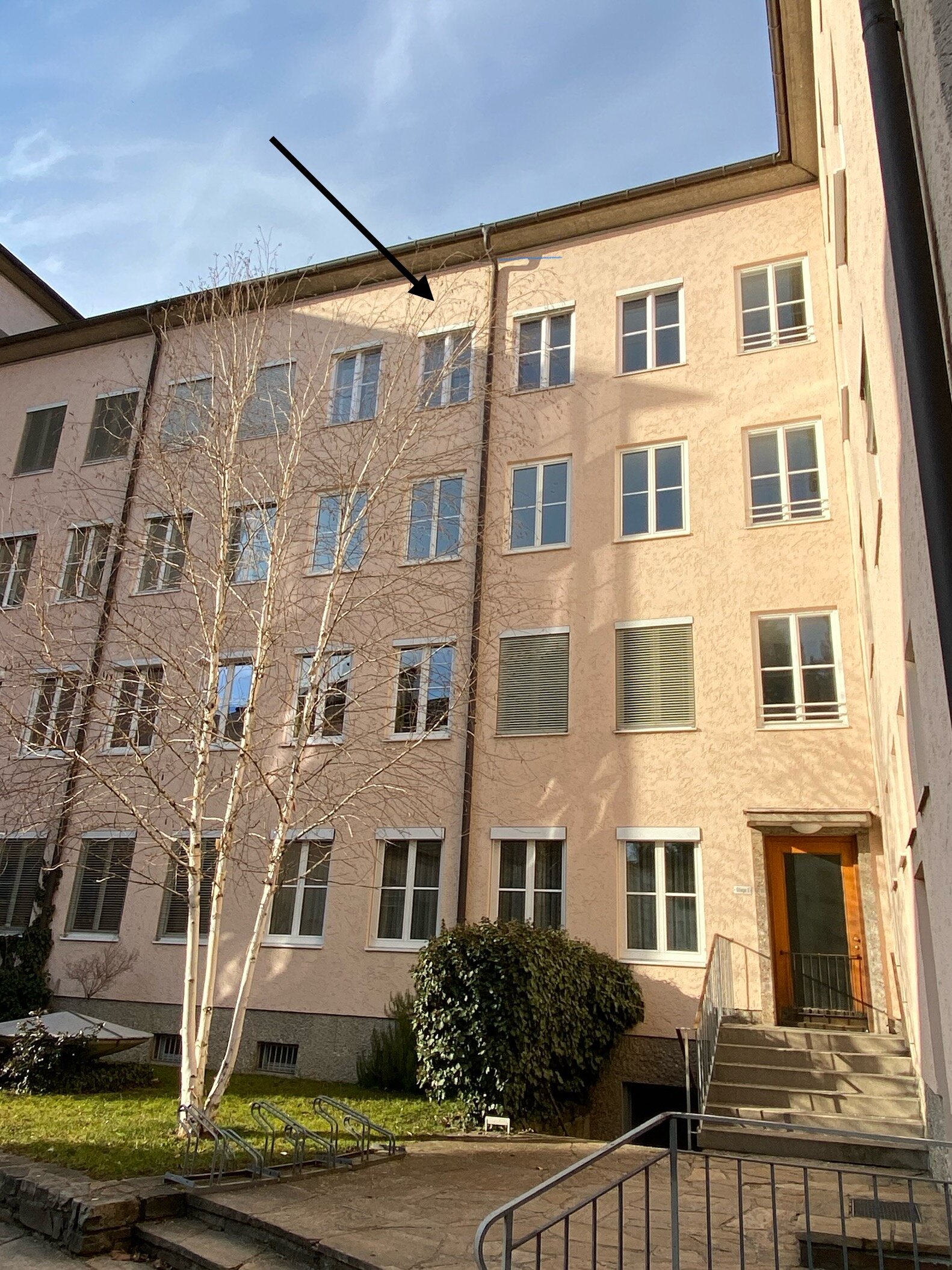 Wohnung im obersten Stock 