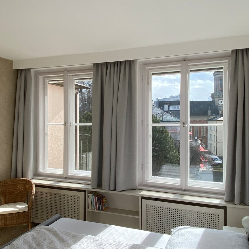 Schlafzimmer mit Blick zur Festung 