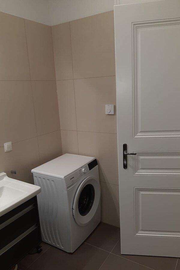 Washmachine in the bathroom