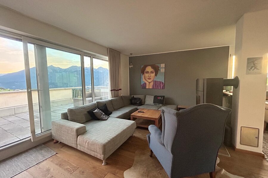 Wohnzimmer mit Schwedenofen
