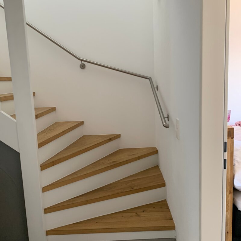 Treppe ins Obergeschoß