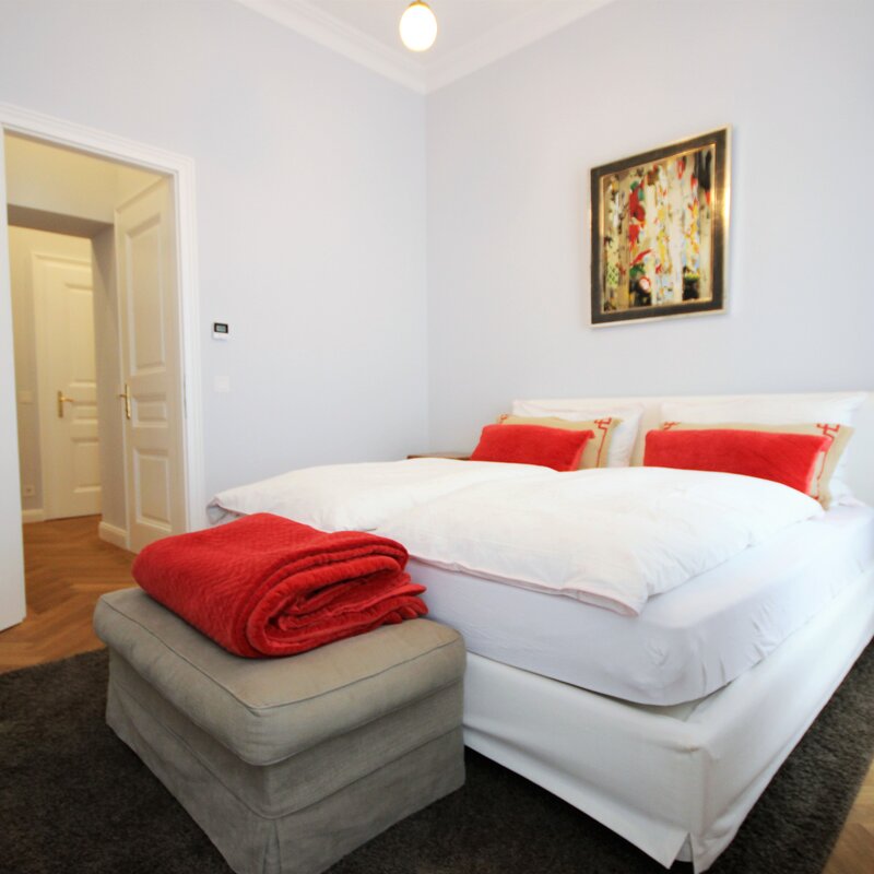 Schlafzimmer mit King Size Bett