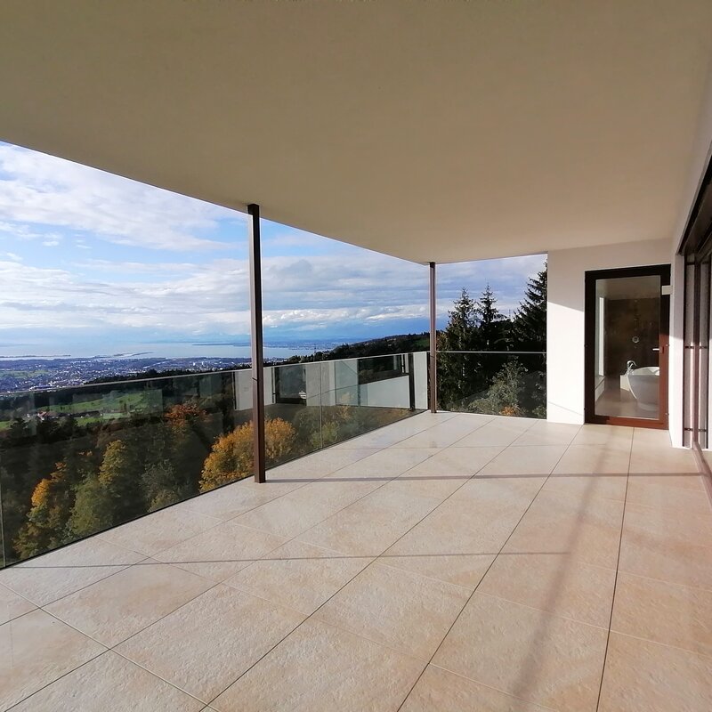 Balkon mit Blick nach Nord-Westen | © Isabel Pfanner