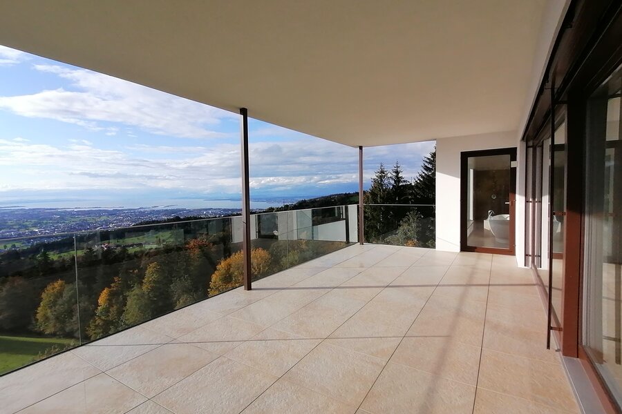 Balkon mit Blick nach Nord-Westen | © Isabel Pfanner