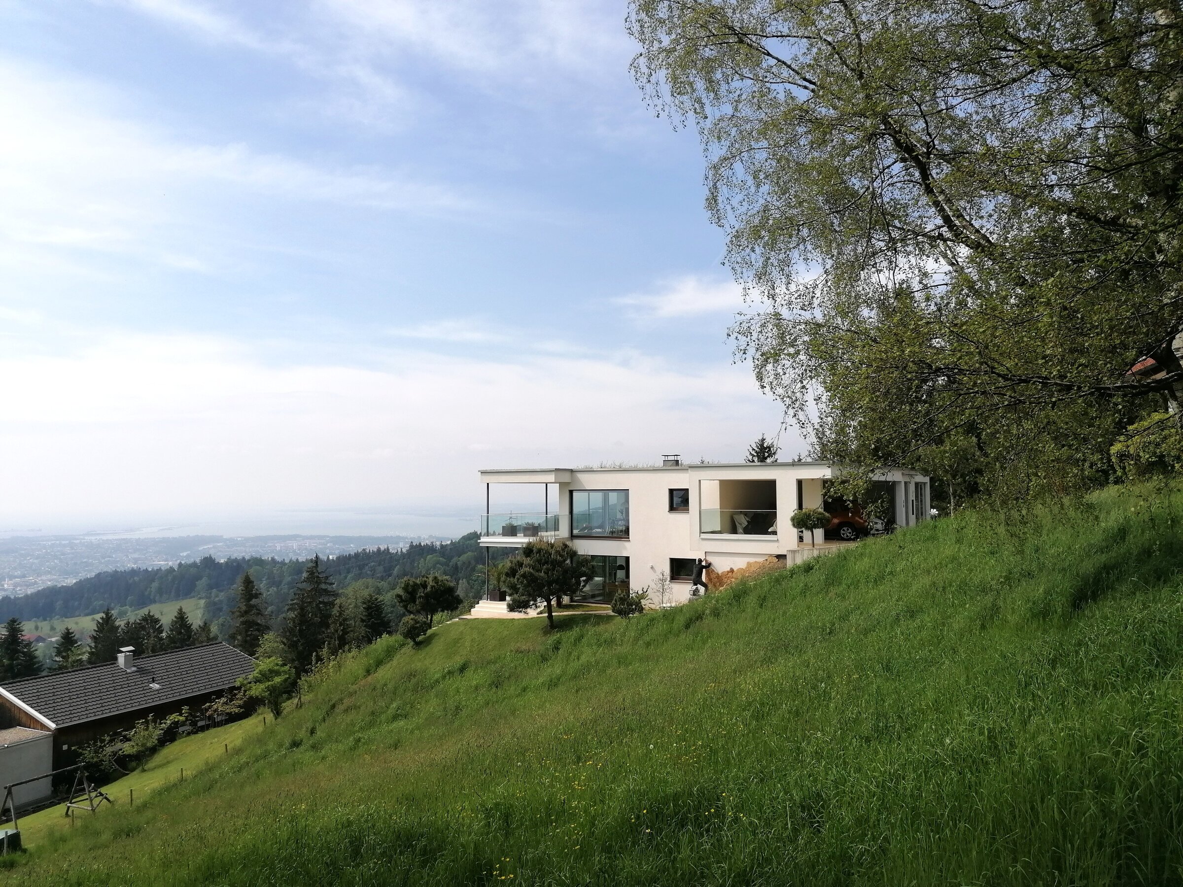 Blick auf die Wohnung - südseitig | © Isabel Pfanner