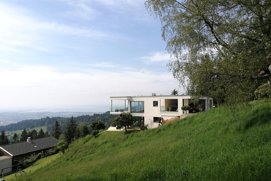 Blick auf die Wohnung - südseitig | © Isabel Pfanner
