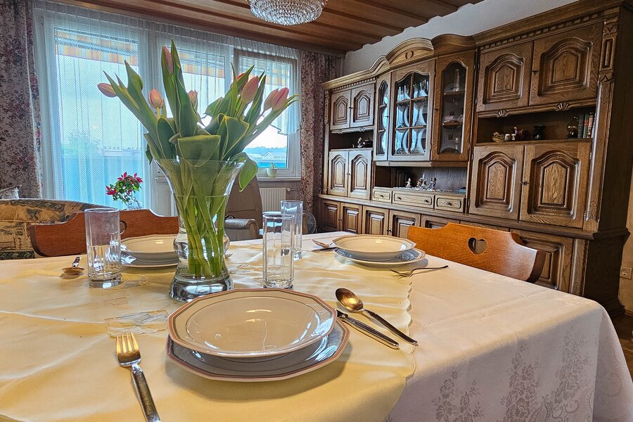 Blick auf die Festung Hohensalzburg von Wohn- und Schlafzimmer aus  | © Michael Hudelist