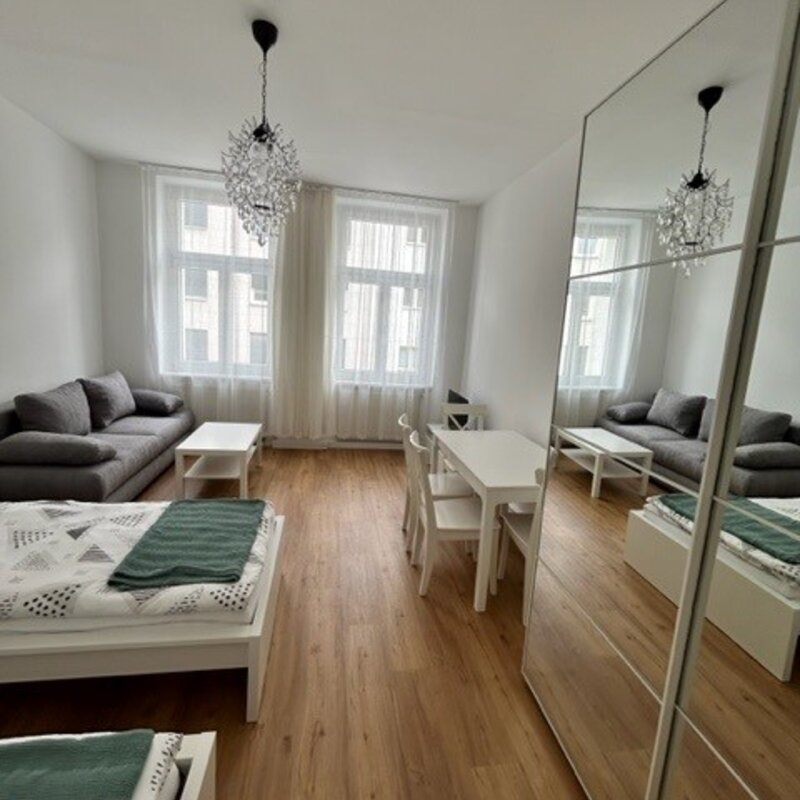 Wohn- und Schlafzimmer