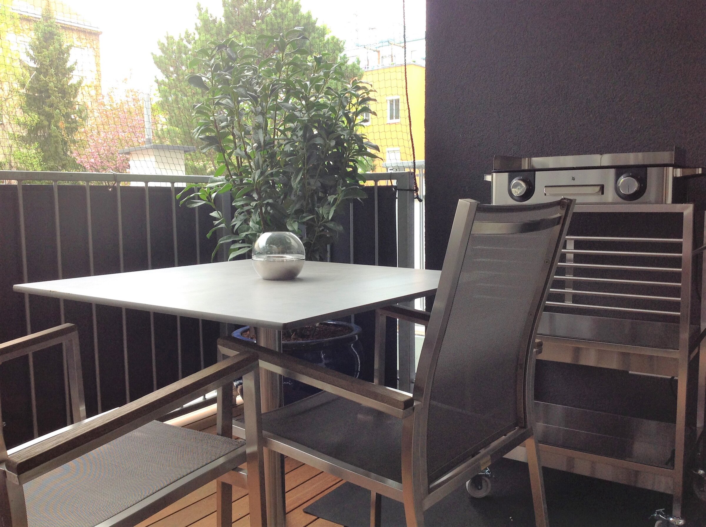 Chilliger großer Balkon 