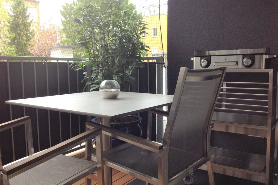 Chilliger großer Balkon 