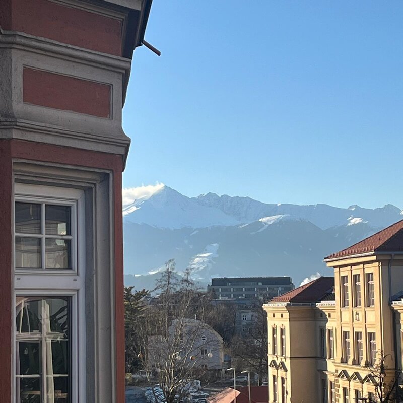 Blick vom Balkon