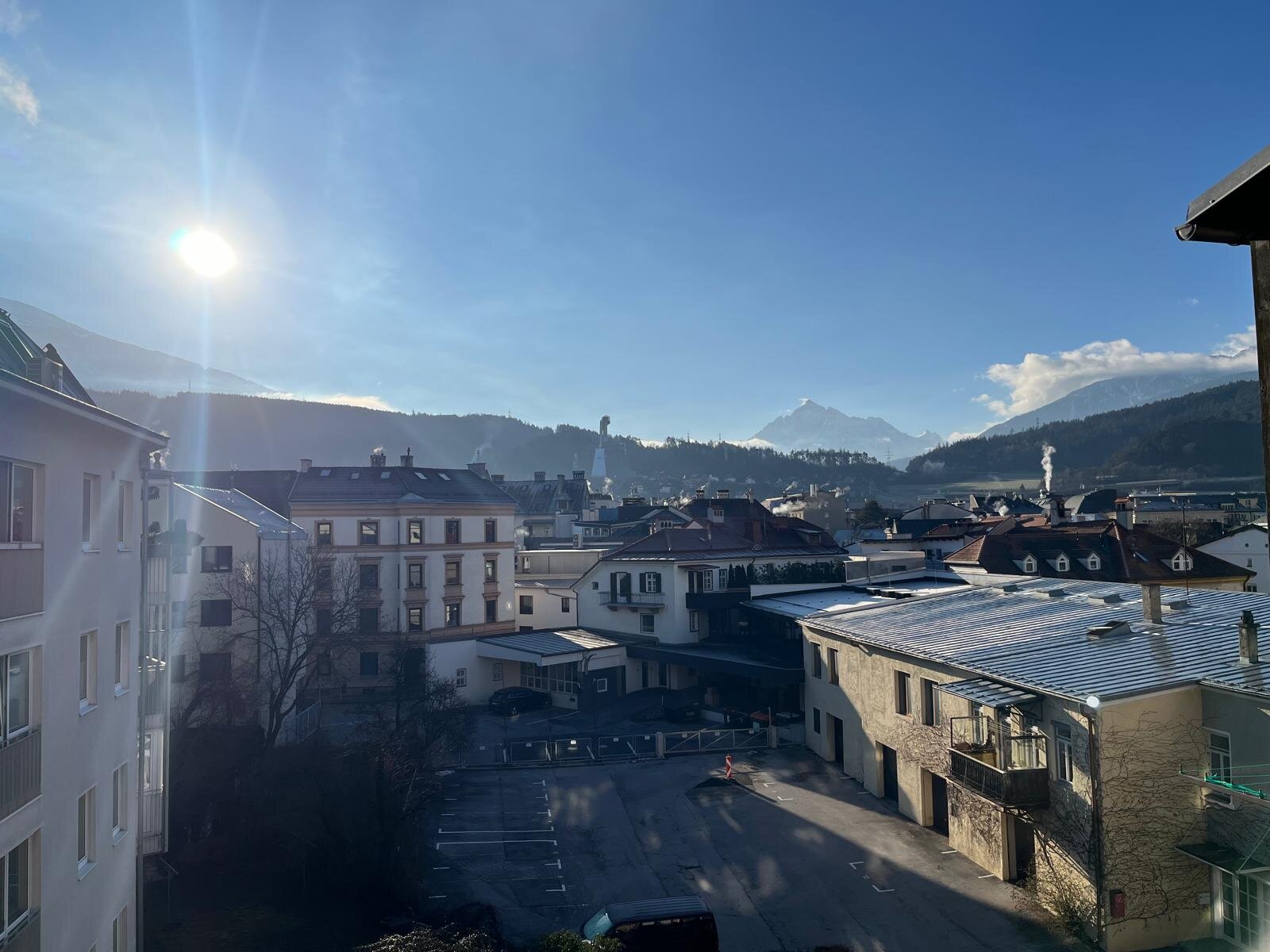Blick von der Loggia Richtung Serlesspitze