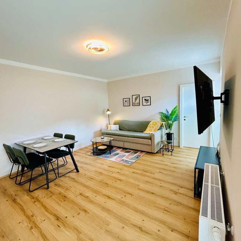 Wohnraum mit Schlafsofa