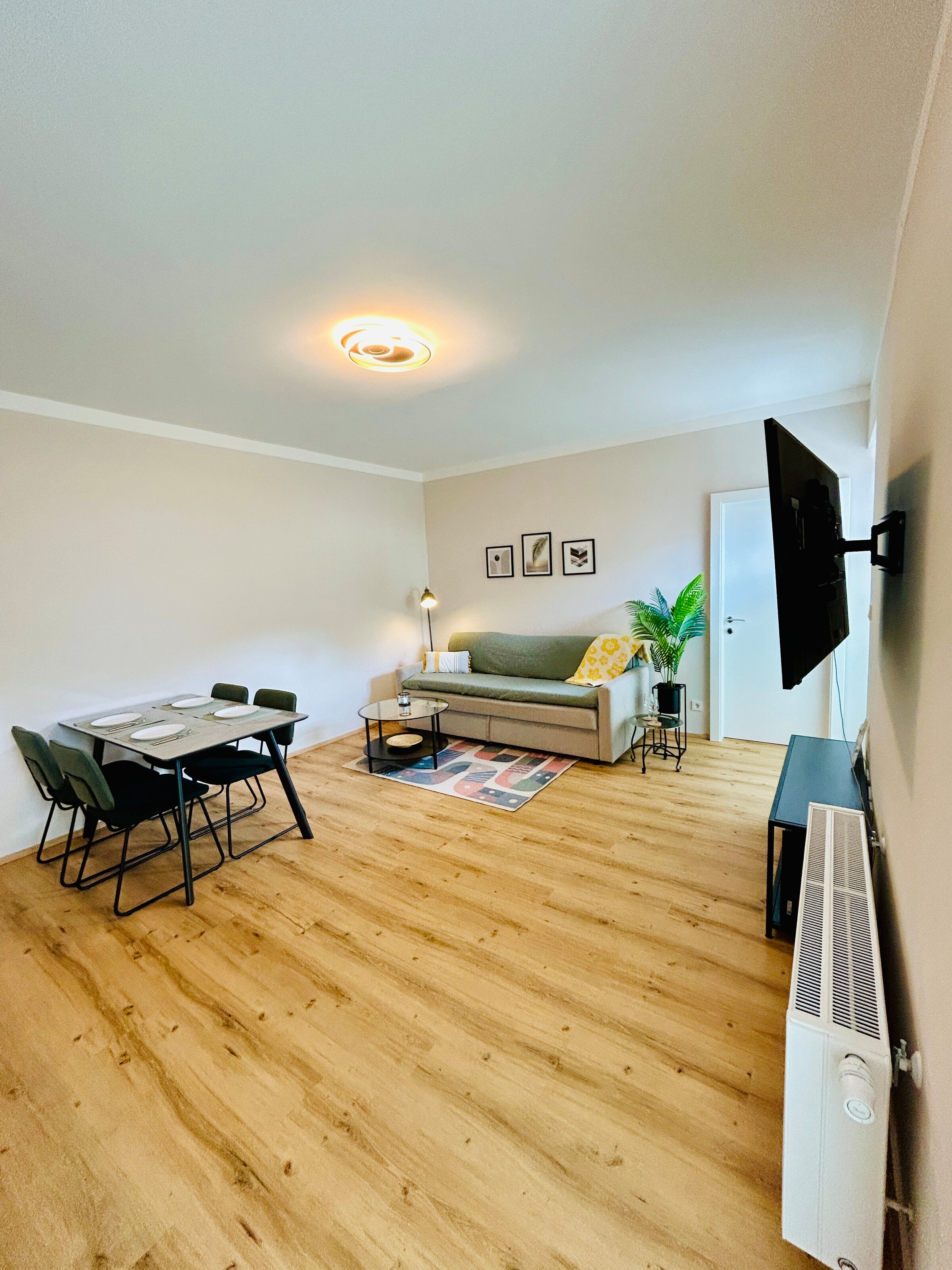 Wohnraum mit Schlafsofa