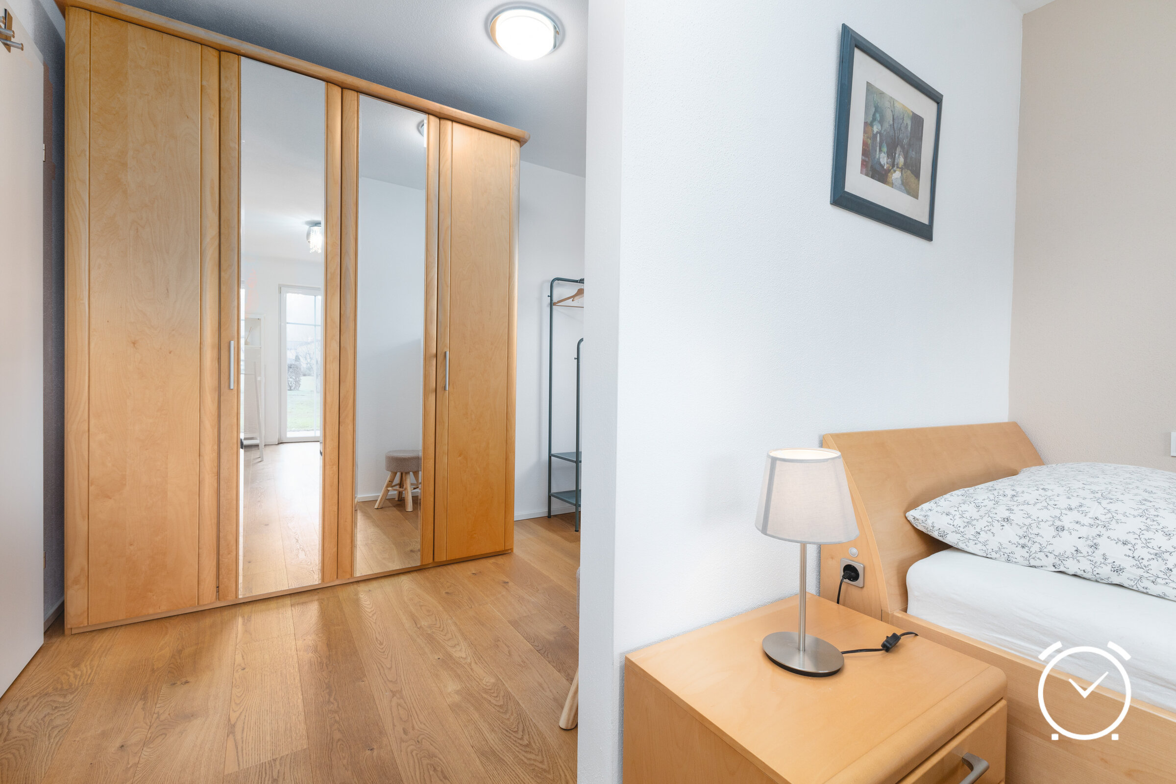 Schlafzimmer  und Ankleide