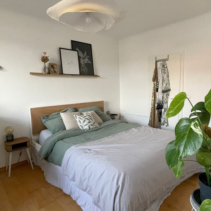 Schlafzimmer mit begehbarem Schrank