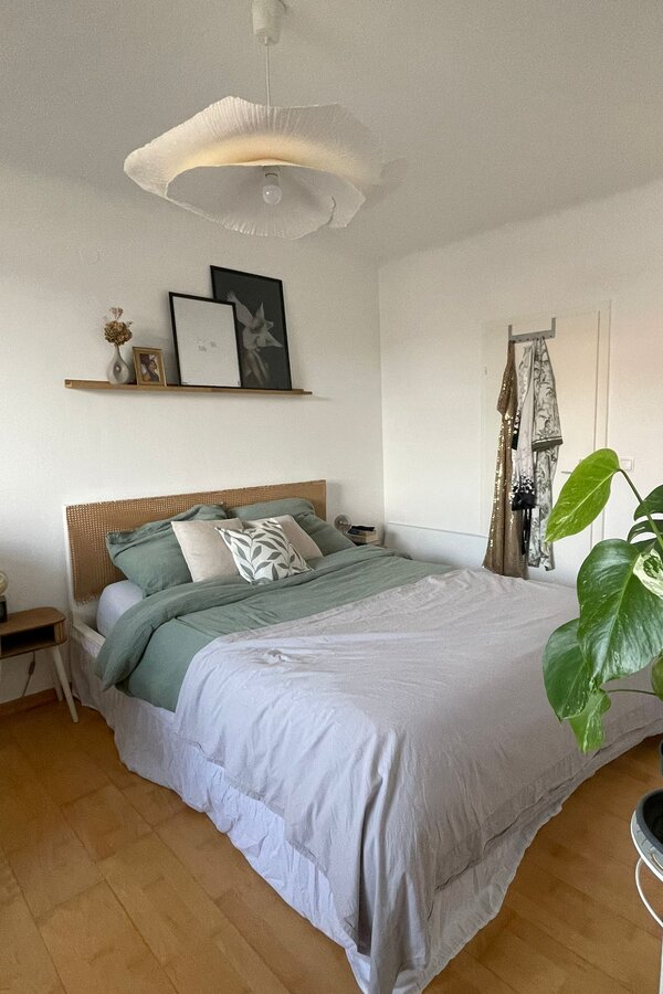 Schlafzimmer mit begehbarem Schrank