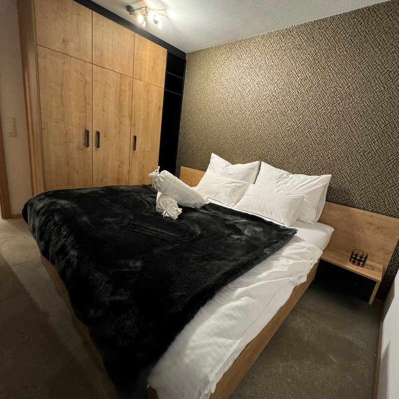 with double bed