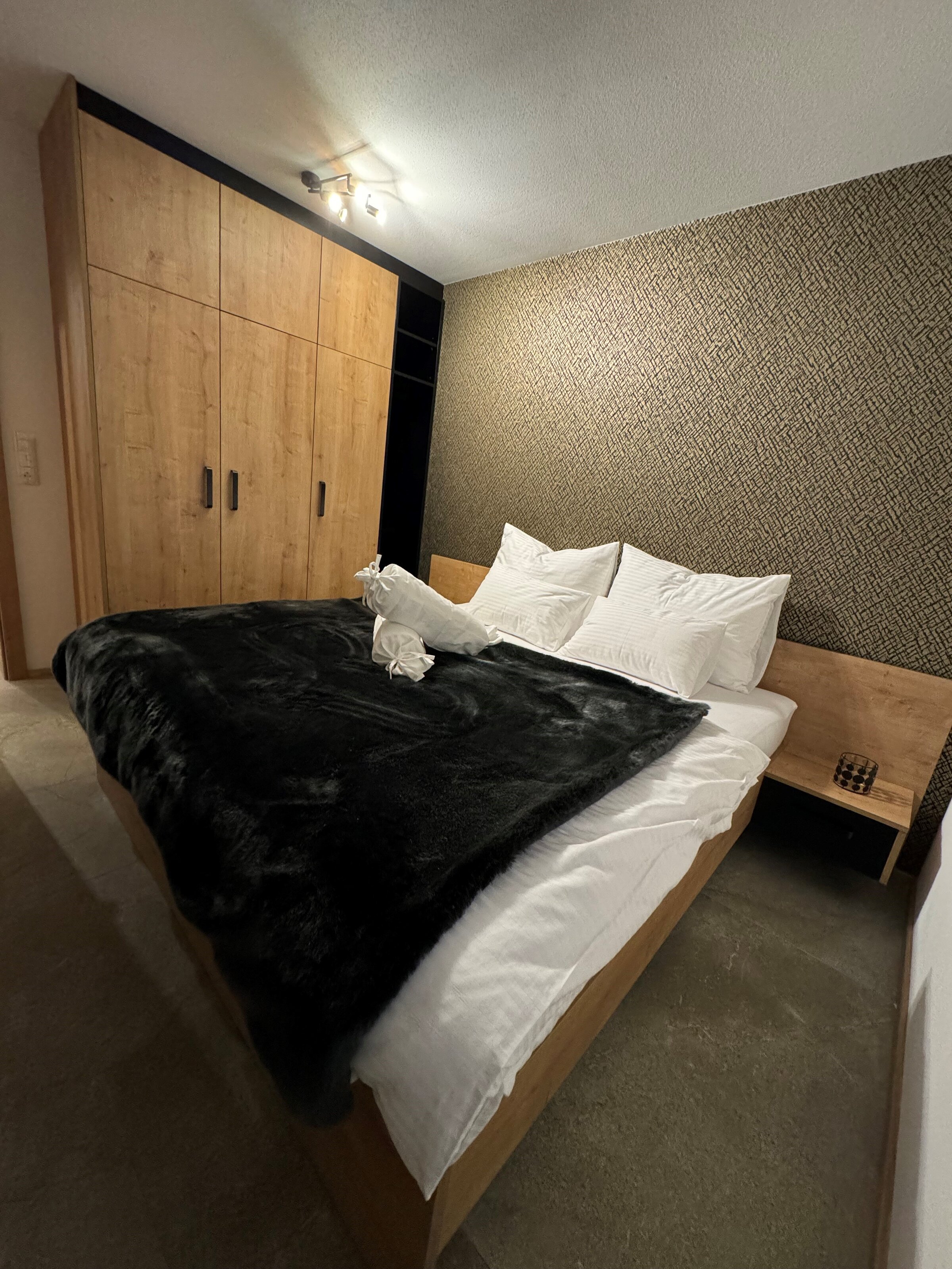 with double bed