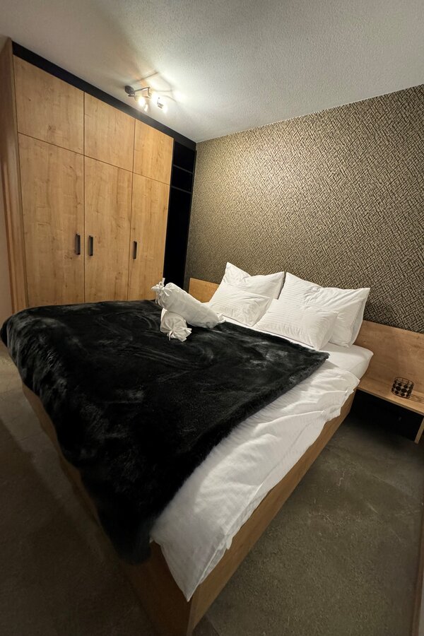 with double bed