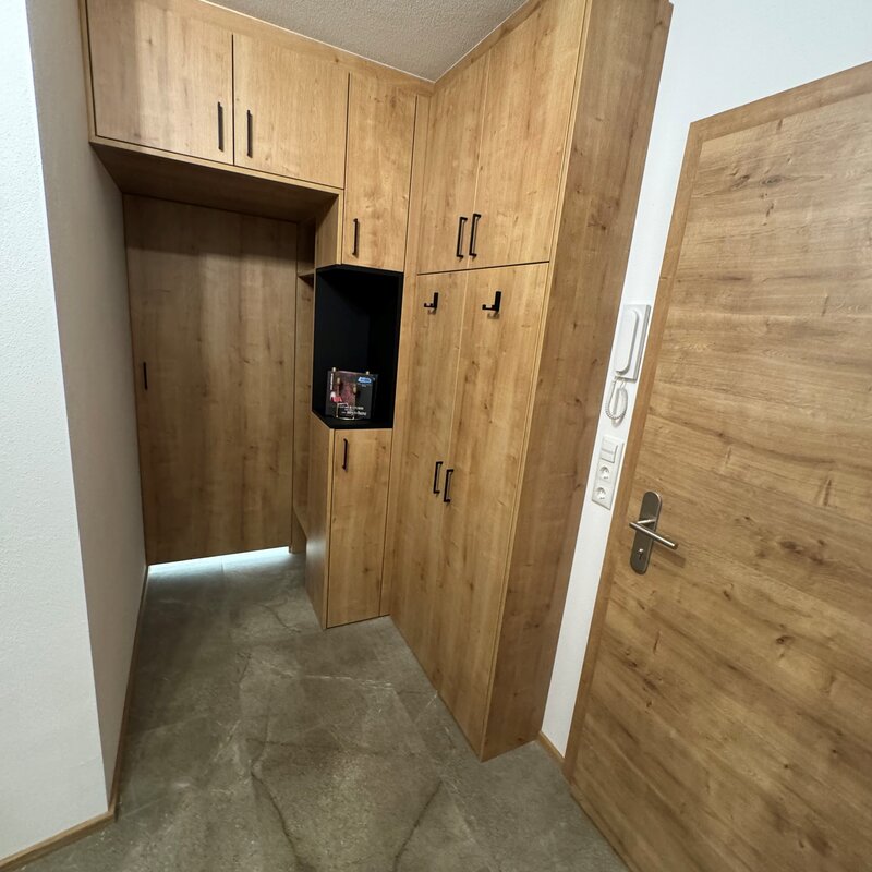 with walk-in closet