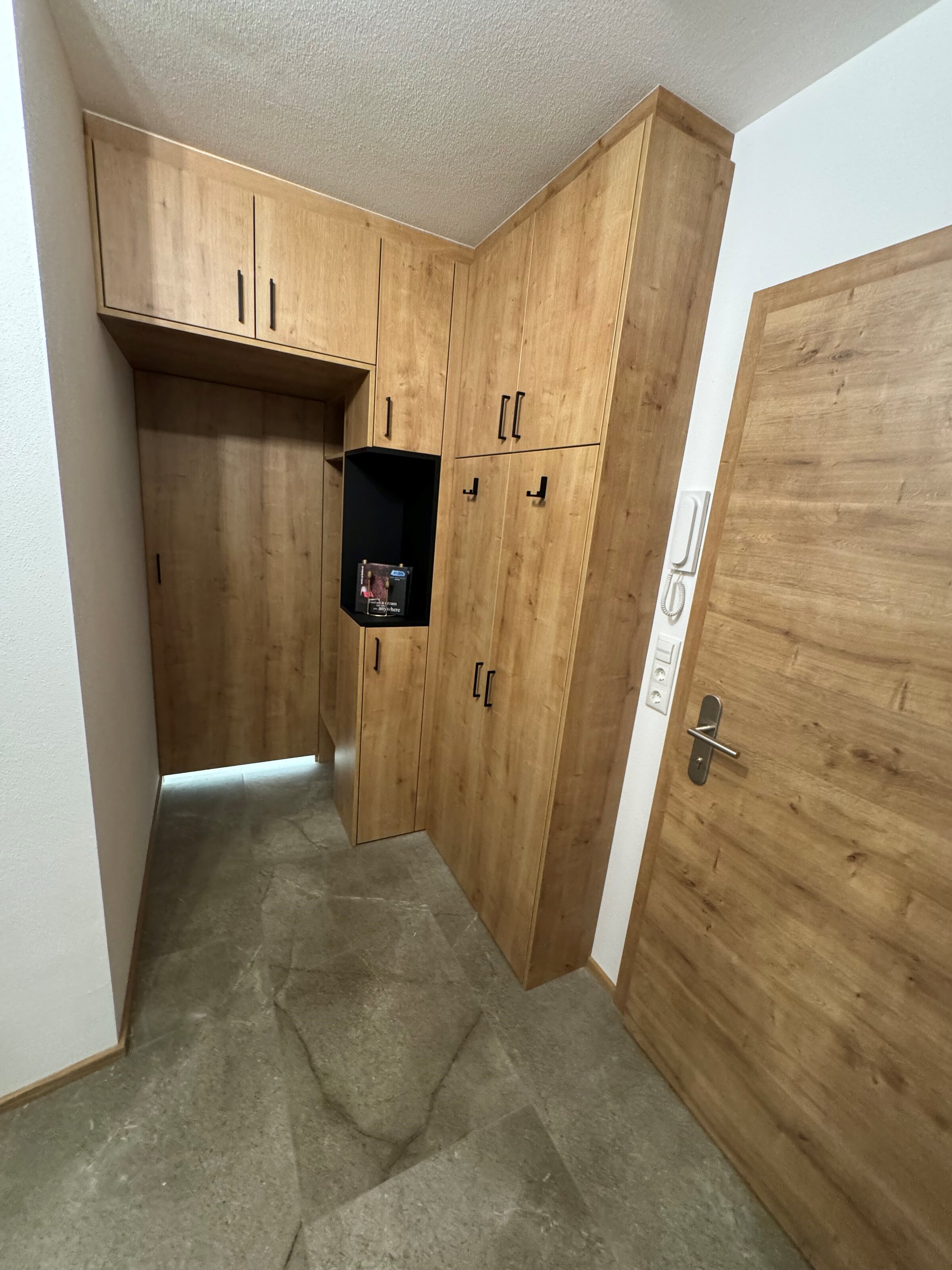 with walk-in closet