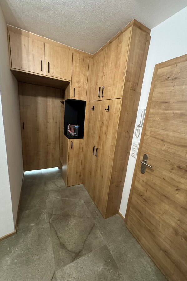 with walk-in closet