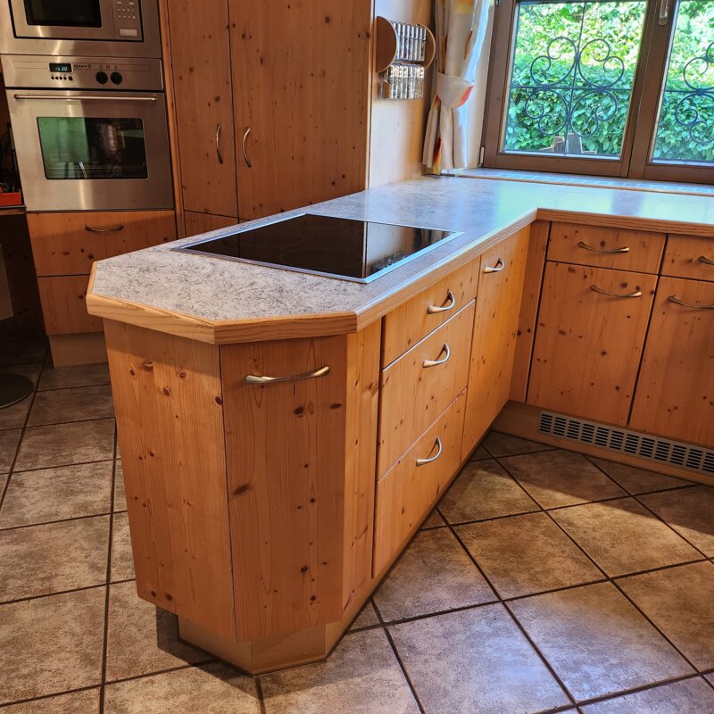 kitchen with gardenview