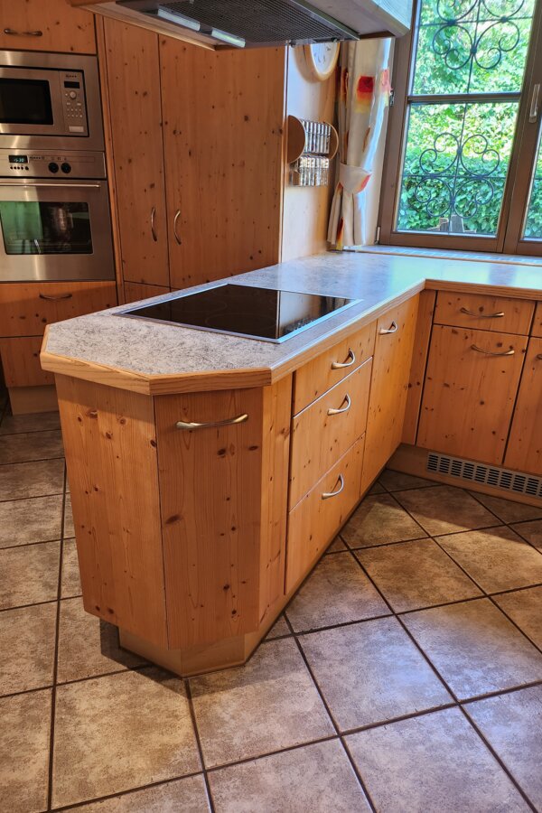 kitchen with gardenview