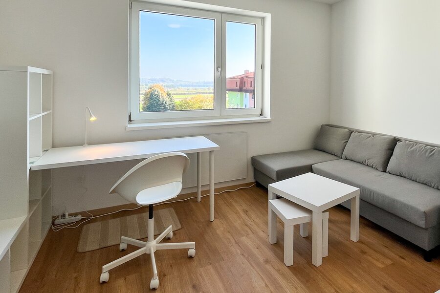 Ausziehbare Couch für weitere 1 - 2 Personen | © Gerald Scharf