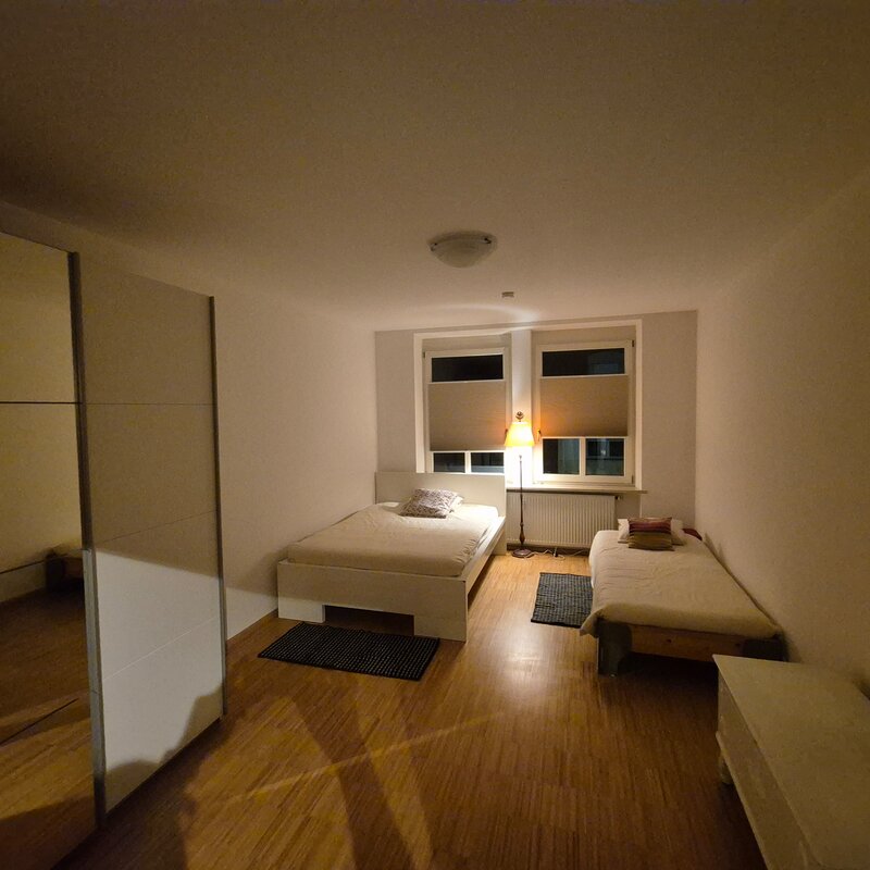 Schlafen 1, Doppelbett + Zusatzbett