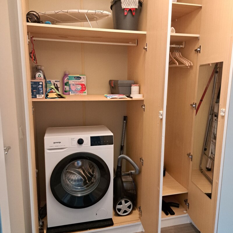 eigene Waschmaschine in der Wohnung