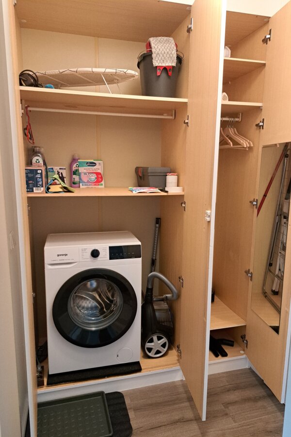 eigene Waschmaschine in der Wohnung