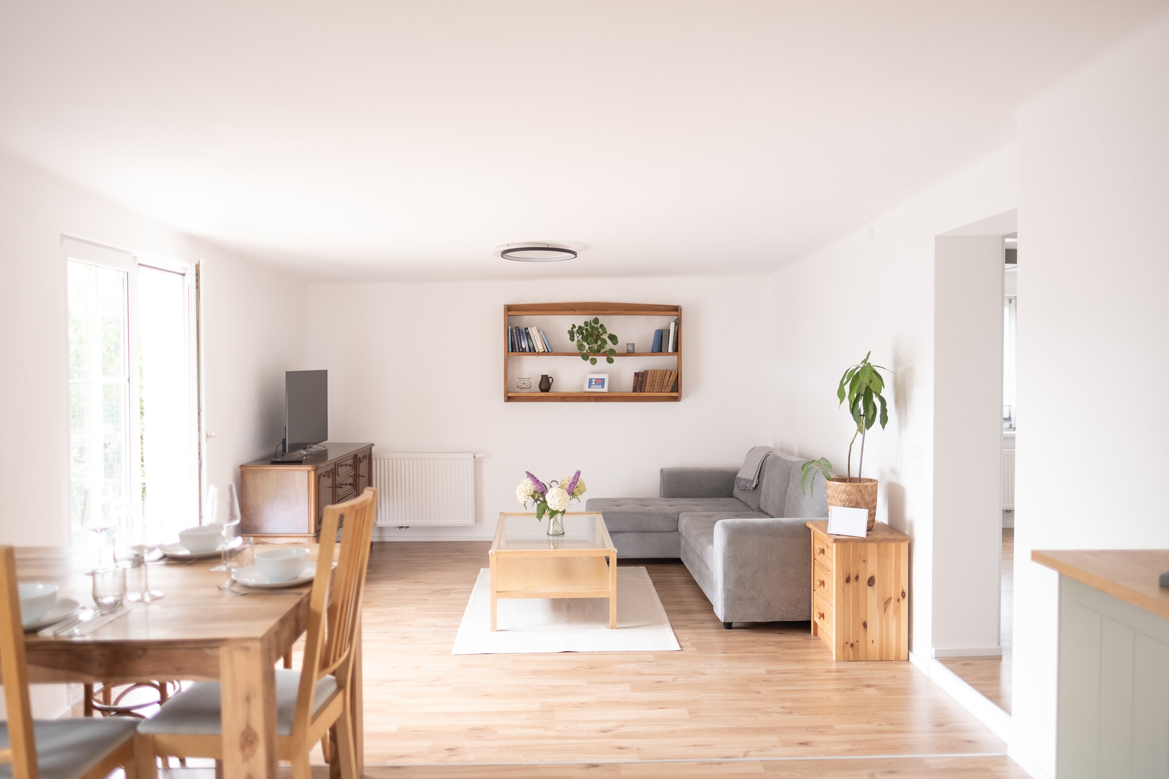 TV with X channels and internet connection.