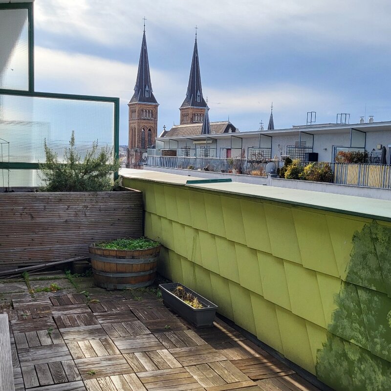 privater Terrasse