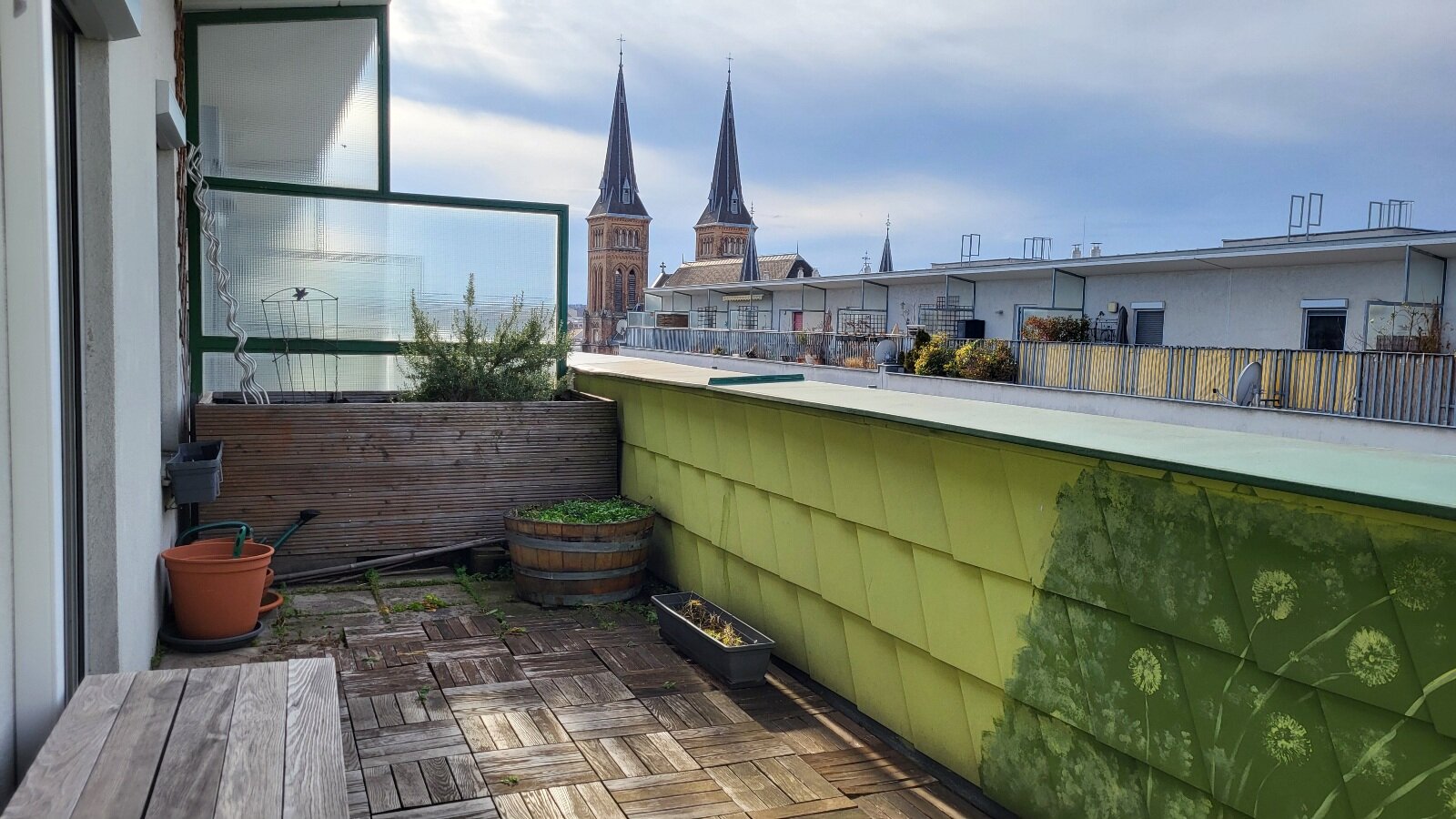 privater Terrasse