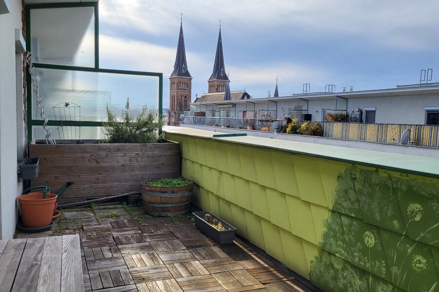 privater Terrasse